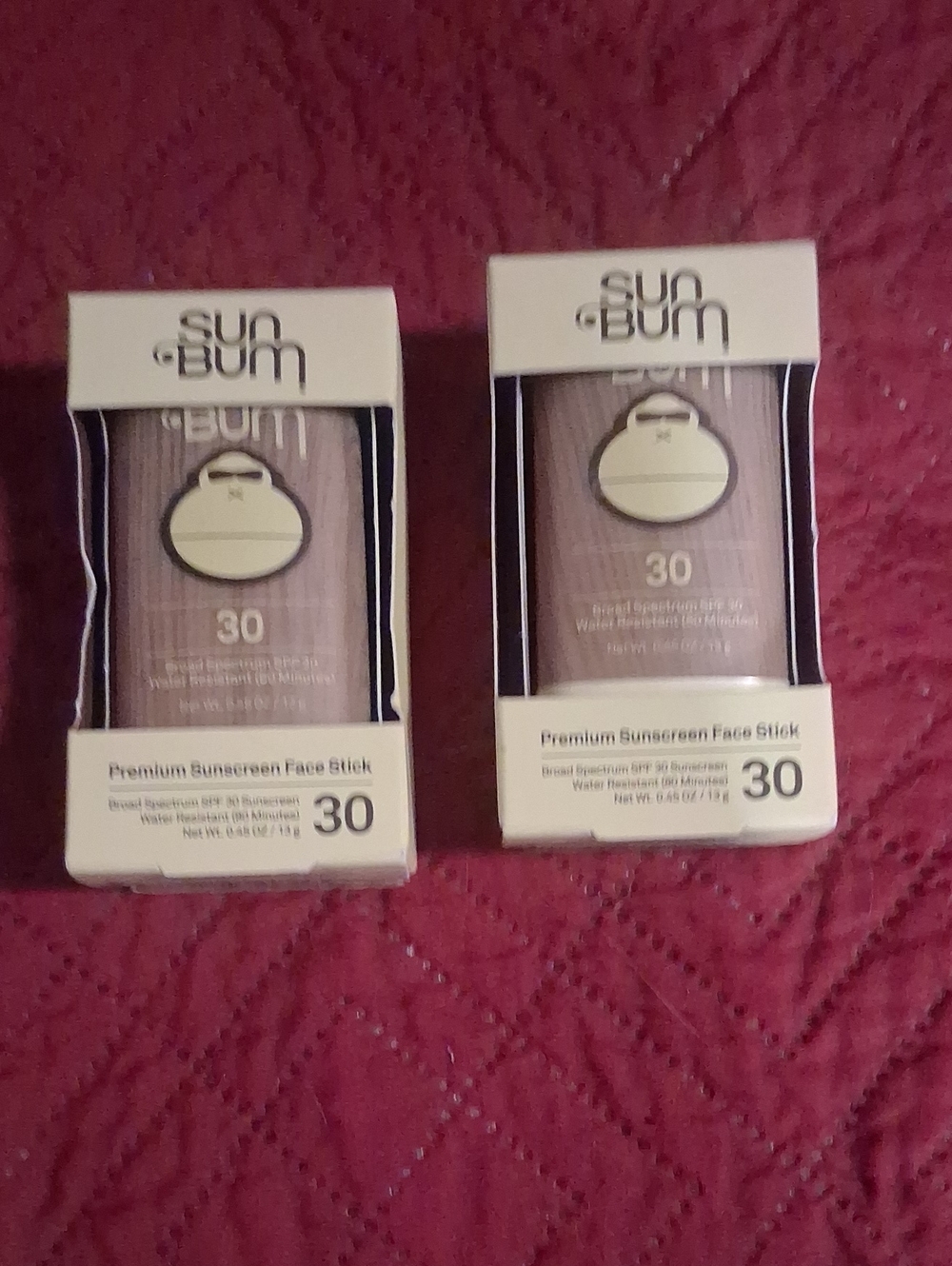 2 Sticks of SunBum Sunscreen